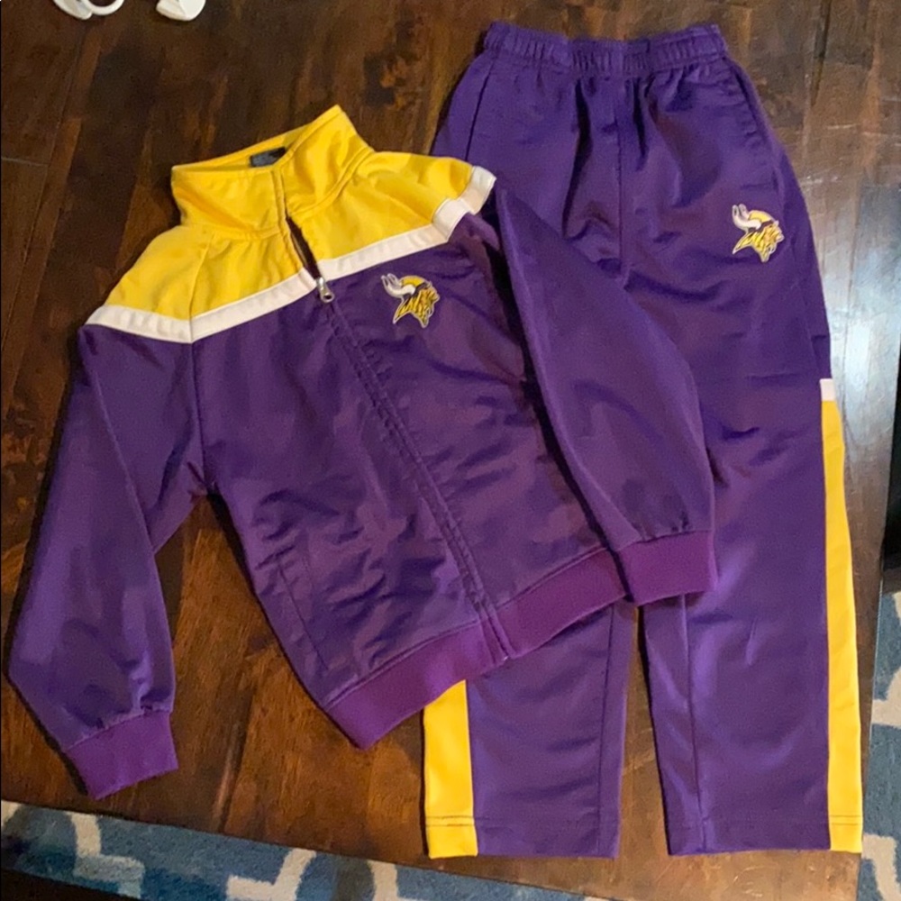 NFL Vikings track suit